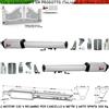 Securvera PISTONI 220 V CORSA 500 MM CANCELLO AUTOMATICO 6 METRI COMPATIBILE DEA CAME FAC