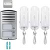 Bticino KIT CITOFONO BTICINO 3 FAMIGLIE 2 FILI SPRINT CORNETTE 344232 CON ALIMENTATORE