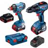 Bosch kit bosch gdx 180-li + gsr 18v-50 3 batterie 5ah + caricabatteria