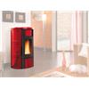 Nordica-Extraflame STUFA PELLET KW.20,3 LA NORDICA EXTRAFLAME ISIDE IDRO CERAMICA BORDEAUX 540 m3