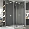 Idralite BOX CABINA DOCCIA 70X170 CM ANGOLARE 2 ANTE CRISTALLO STAMPATO C SCORREVOLE