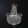 Mondoluce Lampadario classico lusso in cristallo e oro swarovsky 10 luci BGA 3285/10