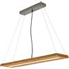Trio Lampadario moderno a led design legno TR070