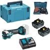 Makita DTM52RTJX1 Utensile Multifunzione Batteria 18V 2x5,0Ah e caricator Makpac