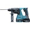 MAKITA DHR242RTJ TASSELLATORE A BATTERIA 18V 3 FUNZIONI MOTORE BL 2x5Ah