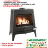 Caminetti Montegrappa Stufa a legna MONTEGRAPPA FLEUR 10 kW - CONSEGNA IMMEDIATA chiedi per SCONTO!