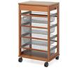 Senza Marca/Generico Foppapedretti ilVerduriere Carrello per Cucina, Noce
