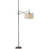 Piantana classica in ferro battuto snodabile 1 luce BGA 2902/PT