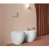 The ArtCeram "File 2.0" Coppia Sanitari Filomuro Bianco Opaco sedile soft close