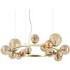 Ideal Lux PERLAGE SP14 AMBRA Mod. 322797 Lampada A Sospensione 14 Luci
