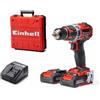 Einhell Trapano avvitatore a percussione con batteria 18V 2 Ah valigetta 13 mm Einhell