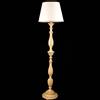 mondoluce Piantana lampada da terra classica in legno decapè oro a 1 luce esse 711/t