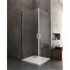 Giorgyshop Box Doccia Doppio Battente Angolare 8 mm Easyclean H 200cm, 76,5-78,5 x 76,5-78,
