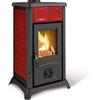 Nordica Stufa a Legna LA NORDICA Gemma Elegance Bordeaux da 6,0 kw - 173 m3 riscaldabili