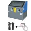 Fervi SABBIATRICE DA BANCO FERVI 0487 PORTATILE CON PISTOLA GUANTI PROFESSIONALE