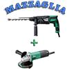 HIKOKI/HITACHI HIKOKI (HITACHI) TASSELLATORE DH28PCY 850W IN VALIGETTA + SMERIGLIATRICE G12STA