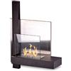 Divina Fire Camino a bioetanolo biocamino da parete VIENNA nero L65 x H75 x P23
