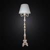 ilab Piantana classica in legno avorio e foglia oro a 4 luci BGA 2649-4