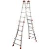 GIERRE SCALA ALLUMINIO TELESCOPICA MULTIFUNZIONE 6+6 PEPPINA 150KG GIGANTISSIMA GIERRE