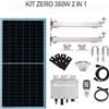 Poweritaly Kit Pannello Solare Fotovoltaico Inverter 350 W o 700 W per Balcone Plug & Play