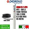 PEDROLLO 4SR6/13 POMPA COMPLETA SOMMERSA X POZZI 4" PEDROLLO 4SR6M/13 HP2 150LT/MIN