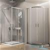 Idralite BOX CABINA DOCCIA ANGOLARE QUADRATO RETTANGOLARE CRISTALLO SCORREVOLE READY