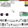 Securvera APRICANCELLO 4 MT 2 ANTE KIT AUTOMATISMO CBR 2 MOTORI 220 V RADIOC FOTOC INCASSO