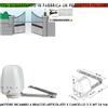 Securvera BRACCIO ARTICOLATO 24 VDC CANCELLO AUTOMATICO 1 ANTA BATTENTE RICAMBIO UNIVERSAL