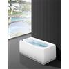 Sanigor VASCA NORI 105X70 A SEDILE CON TELAIO PANNELLO FRONTALE E LATERALE