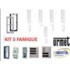 Urmet KIT CITOFONO URMET CINQUE FAMIGLIE 1150/302 CITOFONICO 5 FAMIGLIE URMET 1150/1