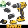 DEWALT Avvitatore multitesta 12v 2 batterie 3ah 4 mandrini tstak DEWALT DCD703L2T-QW