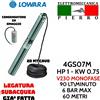 EBARA - LOWARA POMPA SOMMERSA PER POZZI 4" EBARA 4WN E LOWARA 4GS V230 CONDENSATORE + CAVO H05