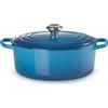 Le Creuset Casseruola Cocotte Ovale Evo Le Creuset Ghisa cm 29 - Blu Marsiglia