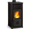La Nordica STUFA TEA LA NORDICA A LEGNA 6,6 KW 41,5X42XH83 CM NERO (38792)