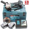 Makita Smerigliatrice Angolare 125mm a Batteria 18V MAKITA Flex Piccolo DGA517RTJ