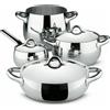 ALESSI . Batteria pentole 7 pezzi MAMI - in acciaio 18/10