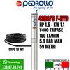 Pedrollo 4SR6/9 POMPA COMPLETA SOMMERSA X POZZI 4" PEDROLLO 4SR6M/ HP1.5 150LT/MIN