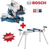 BOSCH GTM12JL + CAVALLETTO GTA2600 SEGA CIRCOLARE DA BANCO COMBINATA TRONCATRICE