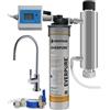 Everpure Depuratore Acqua Filtro Everpure 4C, Sterilizzatore, Contalitri, Rubinetto, Kit