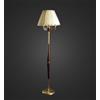 PIANTANA IN OTTONE E LEGNO CLASSICO 3 LUCI COLL. BGA 825 RUSTICA