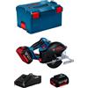 Bosch Sega Circolare BOSCH GKM 18V-50 (2 x 5,0 Ah + GAL18V-40 + L-Boxx 238)