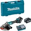 Makita GA038GT201 Smerigliatrice Angolare 40V 230mm a Batteria 2x 5ah e caricato