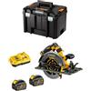 DeWalt Sega Circolare DeWALT DCS579T2 FlexVolt (2 x 54V/18V 6,0 Ah + DCB118 + TSTAK VI)