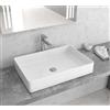 KARAG LAVABO DA APPOGGIO LT2174 CM.60,5x40,5 H.11 CERAMICA BIANCO