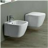 rak ceramics Coppia di sanitari Rak serie One Sospesi con Copriwc chiusura rallentato