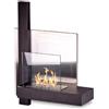 Divina Fire STUFA CAMINETTO A BIOETANOLO A PARETE DIVINA FIRE VIENNA CAMINO MOD. NERO 3,5KW