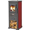 Lux STUFA LEGNA 5.3 KW BERNA LUX COLORE ROSSO COD.505585