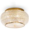 Ideal Lux PASHA' PL6 ORO Mod. 100807 Lampada Da Soffitto 6 Luci