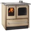 Nordica CUCINA STUFA A LEGNA NORDICA SOVRANA EASY EAVO 2.0 7,5 KW CAPPUCINO IN ACCIAIO