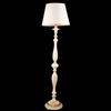 mondoluce Piantana lampada da terra classica in legno avorio oro a 1 luce esse 725/t